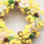 mimosa-wreath