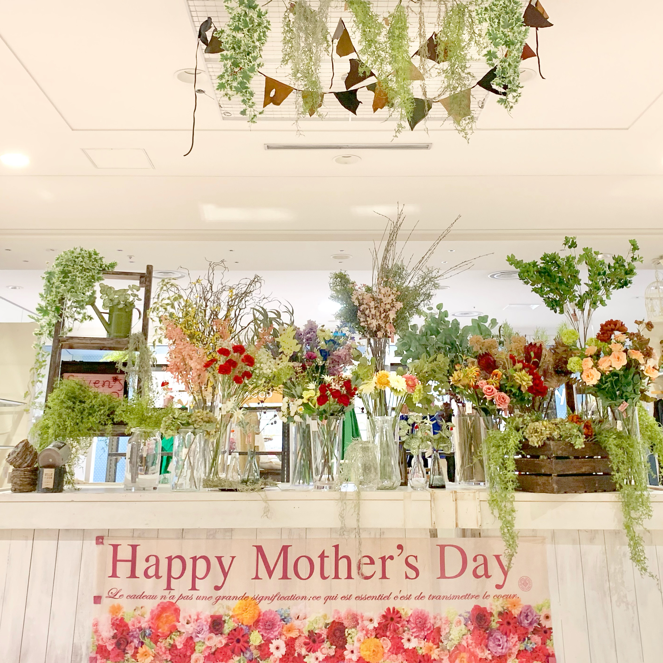 大丸札幌でフェイクグリーン・造花をお楽しみいただき、ありがとうご